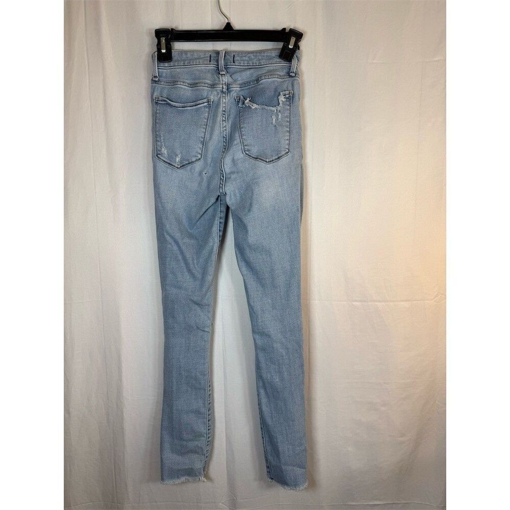 Abercrombie & Fitch Jeans Womens Size 26 Blue Light Wash High Rise Skinny - Picture 11 of 15